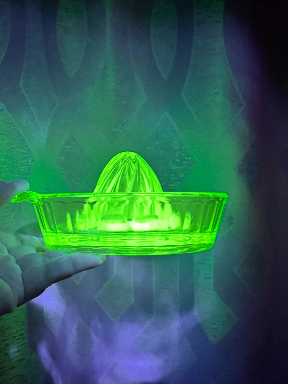 Vintage Green Glass